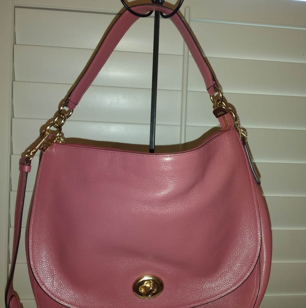 Coach pink crossbody/shoulder bag